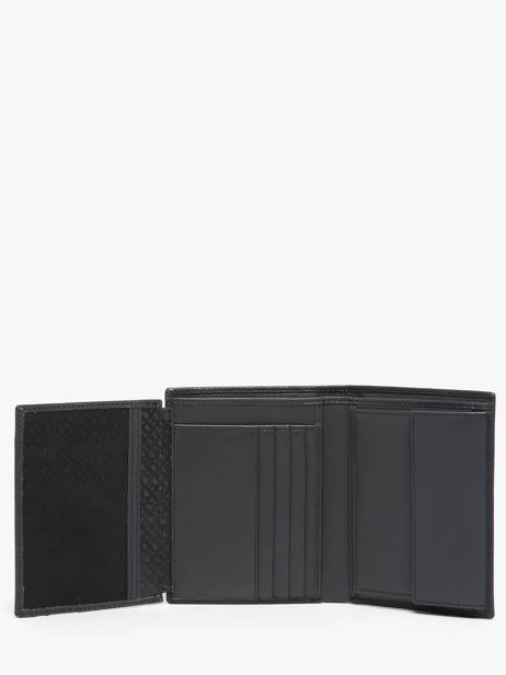 Portefeuille Met Portemonnee Grained Leder Hugo boss Blauw grained HLO416N ander zicht 2